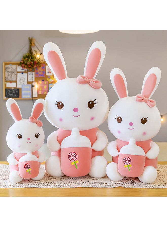 Internet Celebrated Baby Bottle Rabbit Plush Toy Cute Children's Doll Girl's Birthday Gift Little Rabbit Doll-Specifications:35cm (0.2kg)-Color:Bottle Rabbit - Image 4
